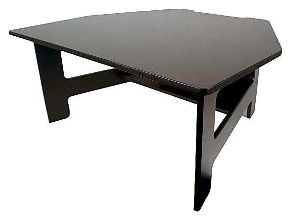 Victor® High Rise™ DC100 Adjustable Standing Desk Converter, Black