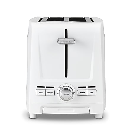 Cuisinart 2-Slice XL Slot Toaster, White, Total Qty 1
