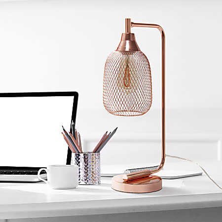 Rose gold bedside light cheap