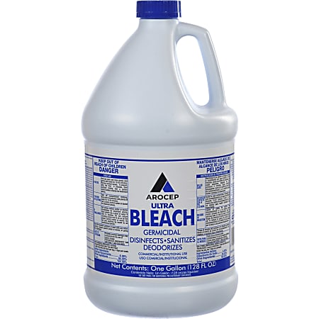 Arocep Germicidal Ultra-Bleach - Liquid - 128 fl oz (4 quart) - 6 / Carton - Multi
