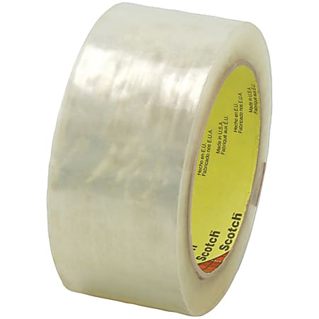 3M™ 3723 Cold Temperature Carton Sealing Tape, 3" Core, 2" x 55 Yd., Clear, Case Of 36