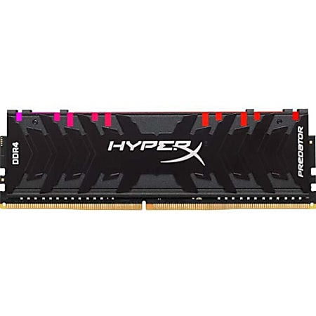 Kingston HyperX Predator 8GB DDR4 SDRAM Memory Module - 8 GB - DDR4-2933/PC4-23466 DDR4 SDRAM - 2933 MHz - CL15 - 1.35 V - Non-ECC - Unbuffered - 288-pin - DIMM