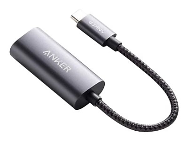 Anker PowerExpand - Network adapter - USB-C - Gigabit Ethernet x 1 - gray