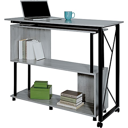 Safco Mood Rotating Worksurface Standing Desk - Box 1 of 2 - For - Table TopRectangle Top x 53.25
