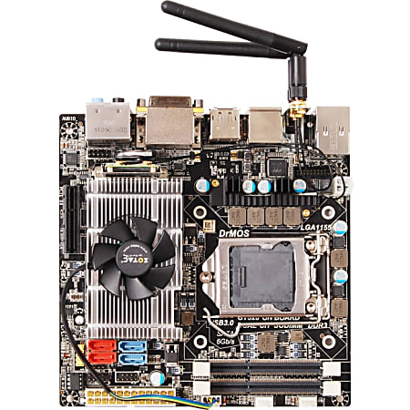 Zotac H67ITX-D-E Desktop Motherboard - Intel H67 Express Chipset - Socket H2 LGA-1155