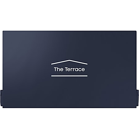 Samsung 65" The Terrace Outdoor TV Dust Cover - Supports TV - Rectangular - Dust Resistant, Dirt Resistant - Polyester - Dark Gray