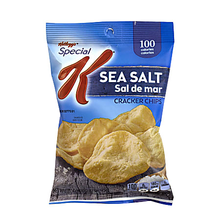 Special K Sea Salt Cracker Chips, 0.8 Oz, Pack Of 36