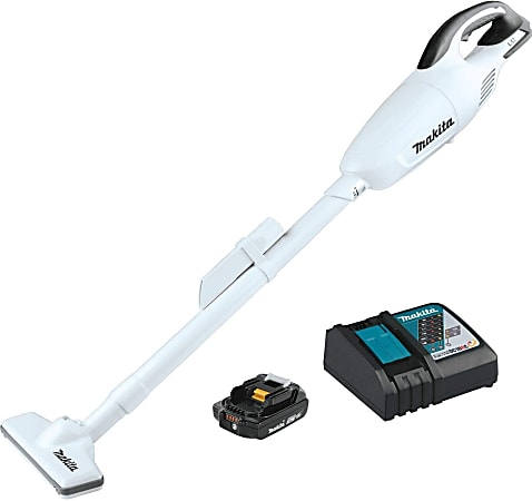 Makita 18V LXT Lithium-Ion Compact Cordless Vacuum Kit, White