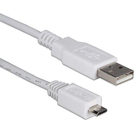 QVS Micro-USB Sync & Charger Cable for Smartphone,