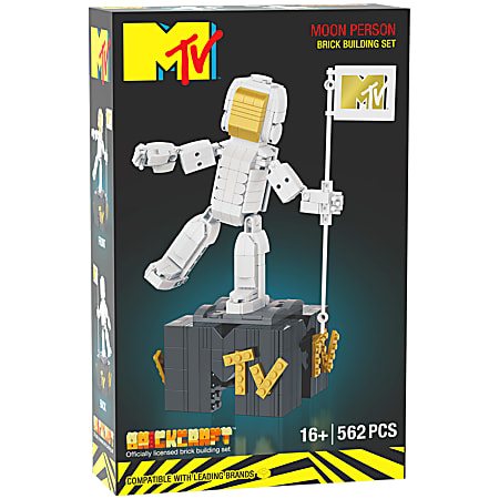 Brickcraft MTV Moon Person Brick Building Set, Set Of 562 Pieces
