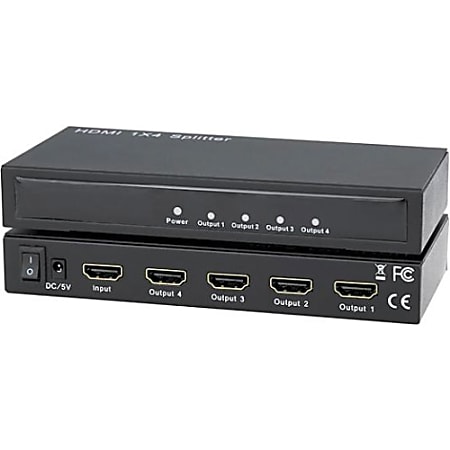 KanexPro HDMI 1x4 Mini Splitter with Full HD 1080p