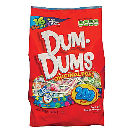 Dum Dum Pops Bag, Pack Of 200