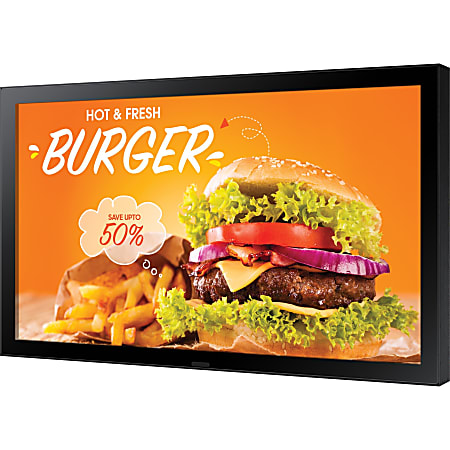 Samsung OH24B Digital Signage Display/Appliance - 24" LCD - In-plane Switching (IPS) Technology - 24 Hours/7 Days Operation Cortex A72 1.70 GHz