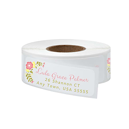 Personalized Address Labels Clear 250 Pk - Office Depot