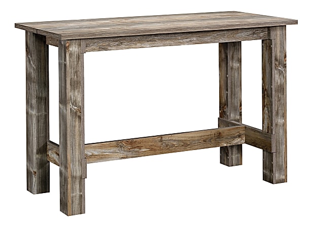 Sauder boone mountain counter 2024 height dining table
