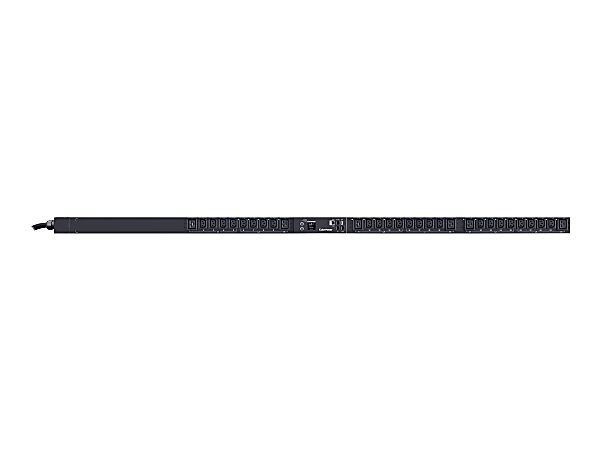CyberPower Switched Metered-by-Outlet PDU83111 - Power distribution unit (rack-mountable) - AC 346-415 V - 3-phase - Ethernet, USB, serial - input: IEC 60309 3P+N+E - output connectors: 30 (6 x IEC 60320 C19, 24 x IEC 60320 C13) - 0U - 10 ft cord - black