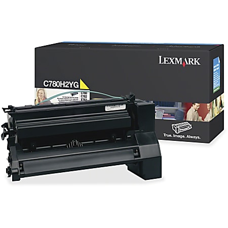 Lexmark™ C780H2YG Yellow High Yield Toner Cartridge