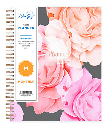 Blue Sky™ Monthly Planner, 8" x 10", Joselyn, January to December 2021, 101395