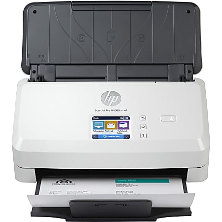 HP ScanJet Pro N4000 Sheetfed Scanner - 600x 600 dpi Optical - 40 ppm (Mono) - 40 ppm (Color) - Grayscale, Color, Monochrome Scan - 6FW08ABGJ