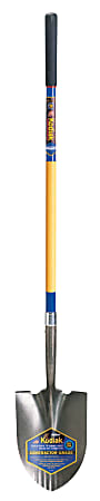 Jackson Kodiak Round-Point Serrated Shovel with Fiberglass Handle, 8-3/4" Width Blade