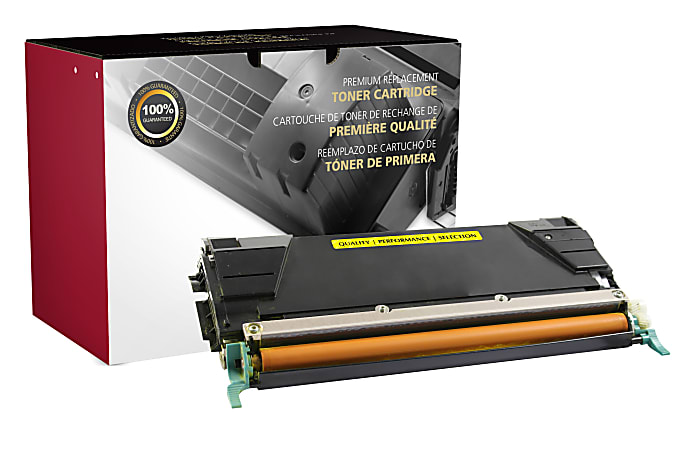 Clover Imaging Group Remanufactured High-Yield Yellow Toner Cartridge Replacement For Lexmark™ C736, ODC736Y