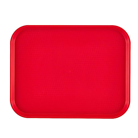 Cambro Fast Food Trays, 10" x 14", Red,