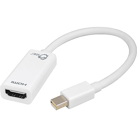 SIIG Mini DisplayPort To HDMI Adapter Converter