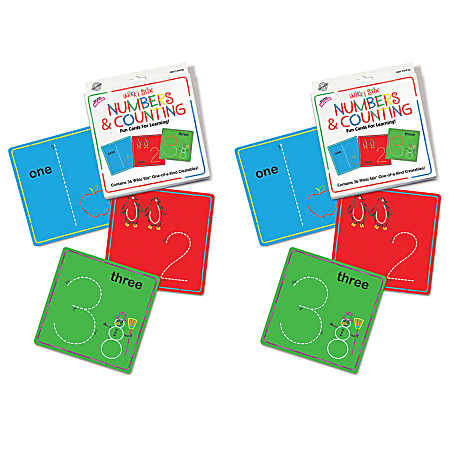 Wikki Stix Numbers and Counting Cards, Preschool & Kindergarten Tactile  Learning, STEM Toy, Numbers 1-20 Plus 7 Bonus Cards, 36 Wikki Stix, for 3 