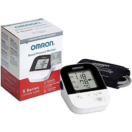 Omron 5 Series BP7250 Wireless Upper Arm Blood Pressure Monitor With D-Ring 9" To 17" Cuff