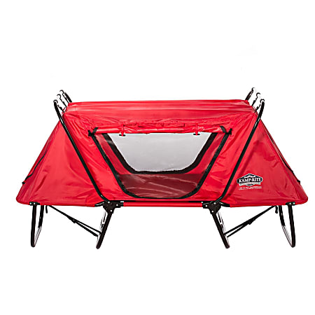 Kamp-Rite Kids Cot With Rainfly, 35"H x 69"W x 27-1/2"D, Red