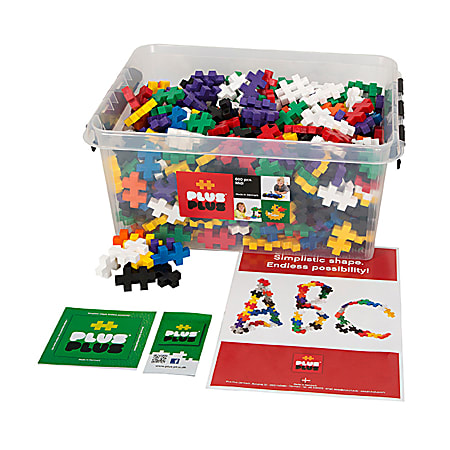 Plus-Plus Big Size Construction Set - 600 Pieces in Vibrant Colors main image 1