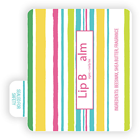 Custom Full Color Printed Labels And Stickers Lip Balm Wrap 2 ...