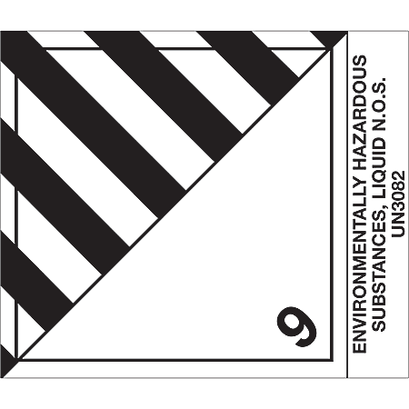 Tape Logic® Preprinted Shipping Labels, DL518P2, Environmentally Hazardous  Substances, Liquid, Square, 4