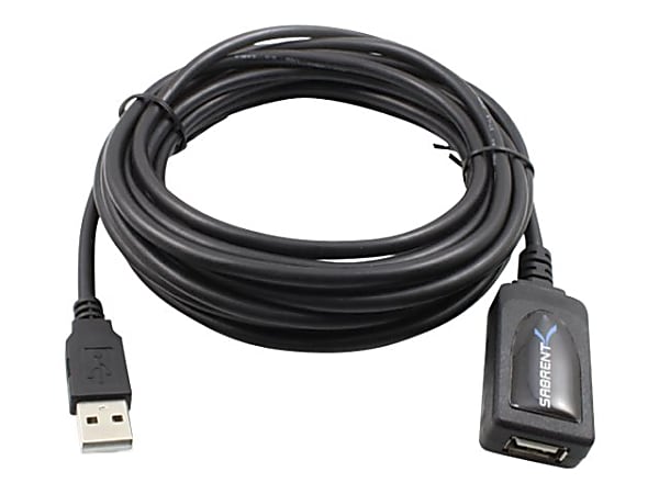 Sabrent CB-USBXT GU0017 USB Active Extension Cable, 32'