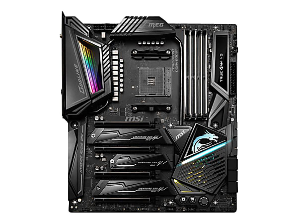 MSI MEG X570 GODLIKE - Motherboard - extended ATX - Socket AM4 - AMD X570 Chipset - USB-C Gen2, USB 3.2 Gen 1, USB 3.2 Gen 2 - Bluetooth, Gigabit LAN, 2.5 Gigabit LAN, Wi-Fi - HD Audio (8-channel)