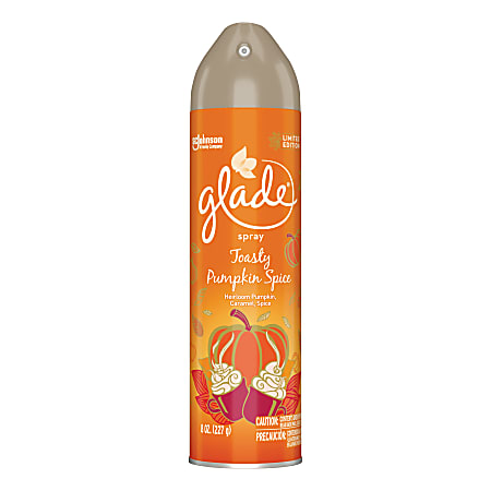 Glade Pumpkin Spice Air Freshener Spray, 8 Oz