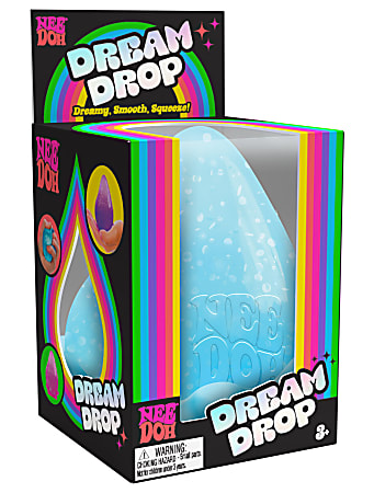 Schylling Inc. NeeDoh Dream Drop, 3-1/4", Assorted Colors, Total Qty 1