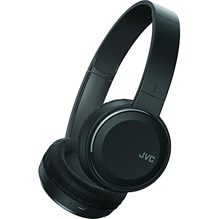 JVC HA-S190BT Headset - Stereo - Wireless - Bluetooth - Over-the-head - Binaural - Circumaural - Black