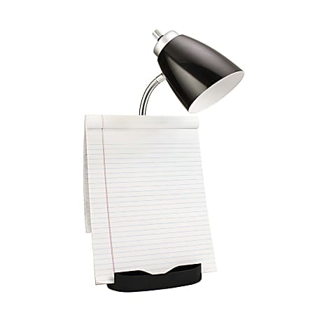 Organizer desk lamp with charging outlet on sale