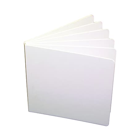 Ashley Hardcover Blank Book, White