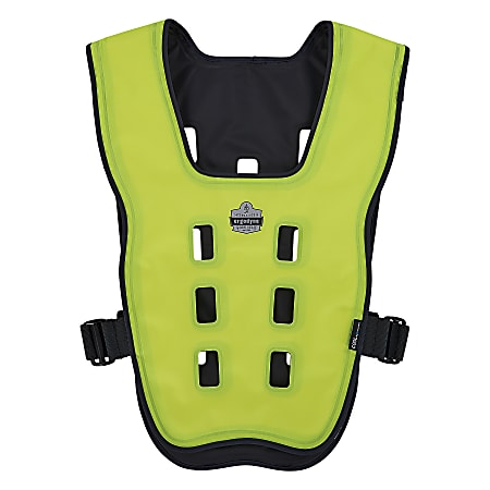 Ergodyne 6684 Dry Evaporative Cooling Vest, XS, Lime, Total Qty 1