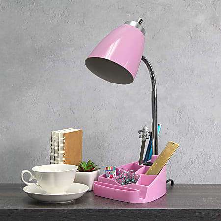 Purple desk lamp with organizer 2025