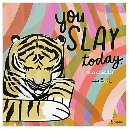 TF Publishing Inspirational Wall Calendar, 12" x 12", Girls Are Magic, January To December 2022