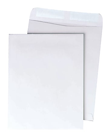 Quality Park® Catalog Envelopes With Gummed Closure, 9" x 12", White, Box Of 250