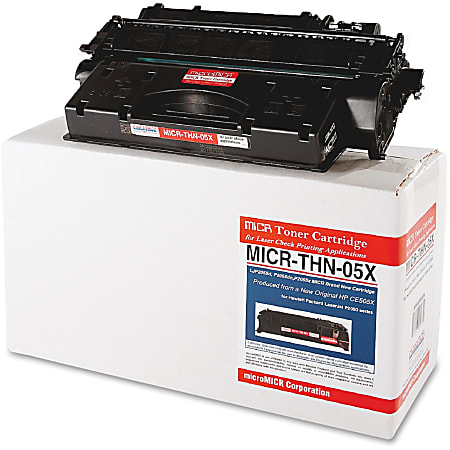 microMICR Remanufactured - Alternative for HP 05X MICR - Laser - 6500 Pages - Black - 1 Each microMICR Remanufactured - Alternative for HP 05X MICR - Laser - 6500 Pages - Black - 1 Each