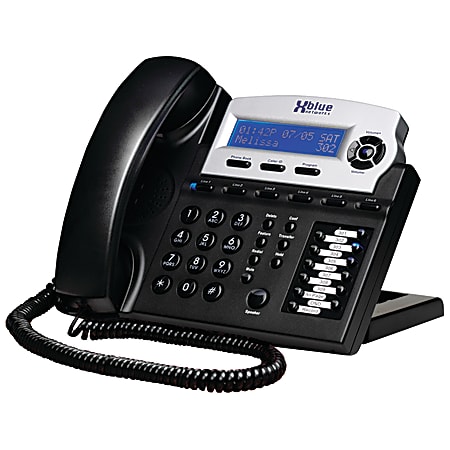 XBLUE Networks X16 Corded Telephone, Charcoal