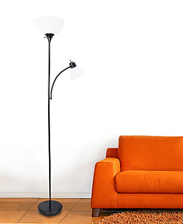 Standing lamp with reading light store