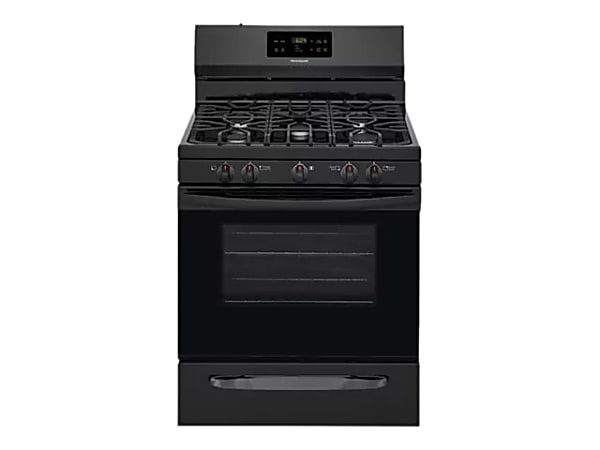 Frigidaire FFGF3054TB - Range - freestanding - niche - width: 30 in - depth: 24 in - height: 36 in - with self-cleaning - black
