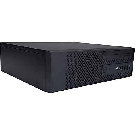 In Win CK709 Computer Case Slim Tower Black Steel 3x Bay 1x