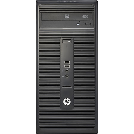 HP Business Desktop 280 G1 Desktop Computer - Core i3 i3-4170 - 4 GB RAM - 500 GB HDD - Micro Tower - Windows 7 Professional 64-bit - Intel HD Graphics 4400 - DVD-Writer - English Keyboard